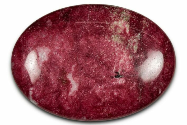 Vibrant Polished Thulite Stone - Trondheim, Norway #343917
